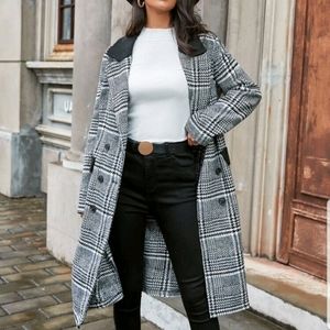 Black and white Plaid Jacket